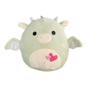 Squishmallows Valentine Squad 12" Desmund the Dragon Mint Green Plush Kelly Toy